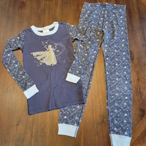 Hanna Andersson Frozen Elsa long john pajamas size 140cm/10